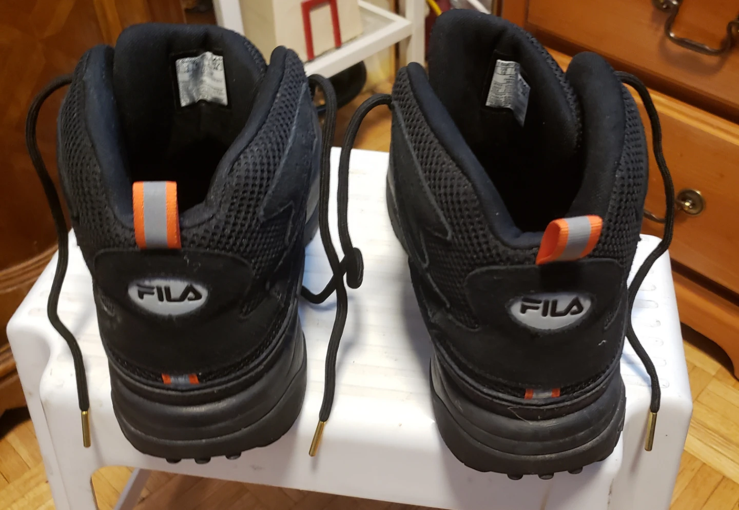 FILA Men's Black Leather/Synthetic Boots - Size 10 - photo 2