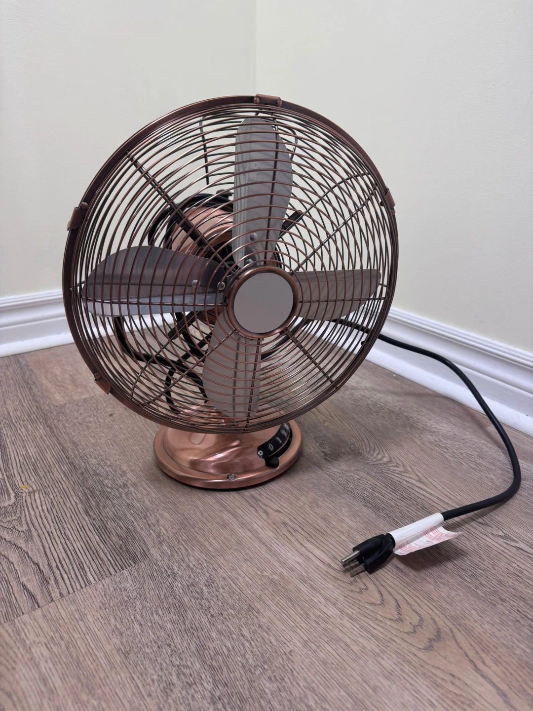Retro Copper Desk Fan