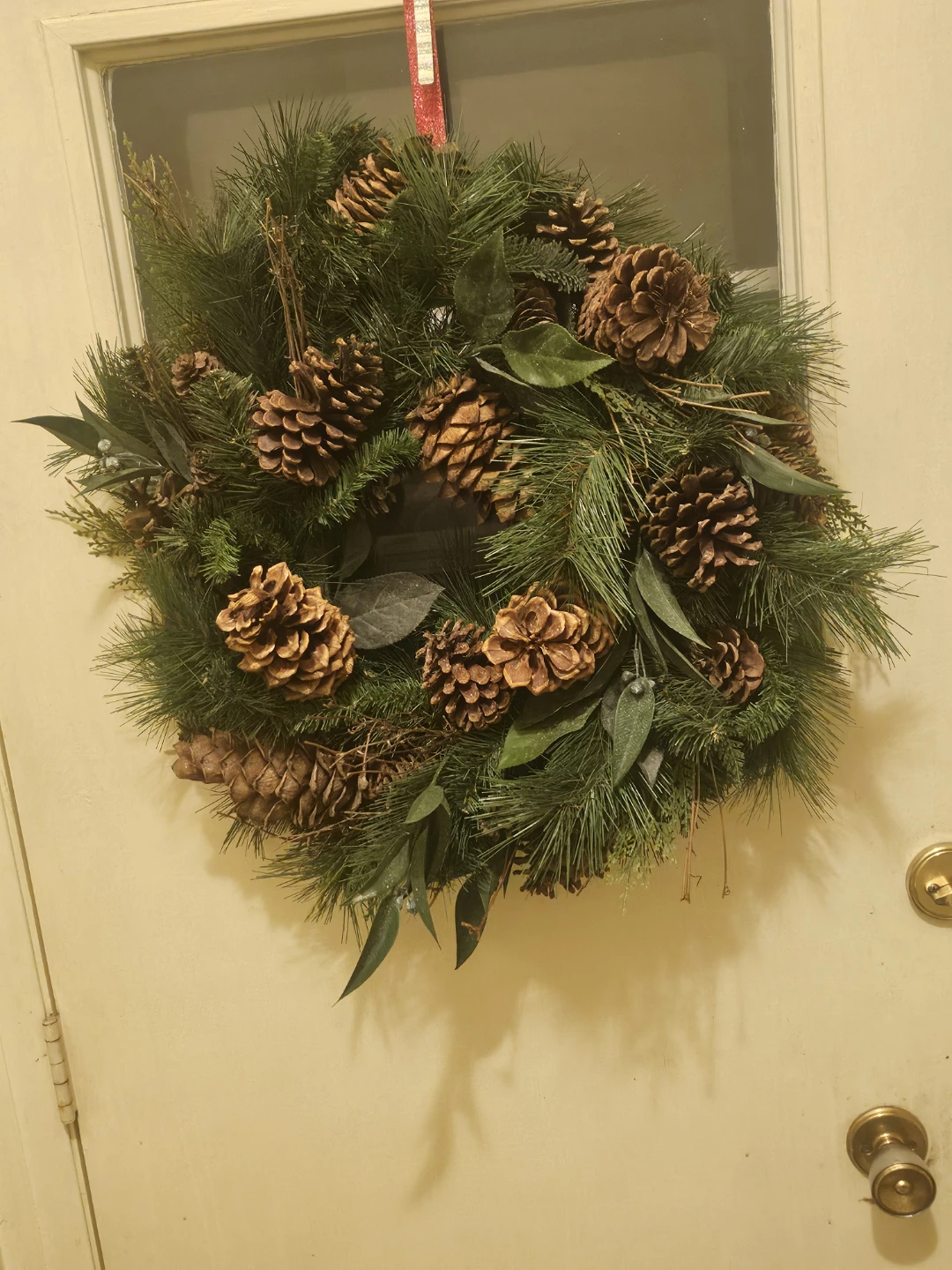 Pine Cone Christmas Wreath - photo 3