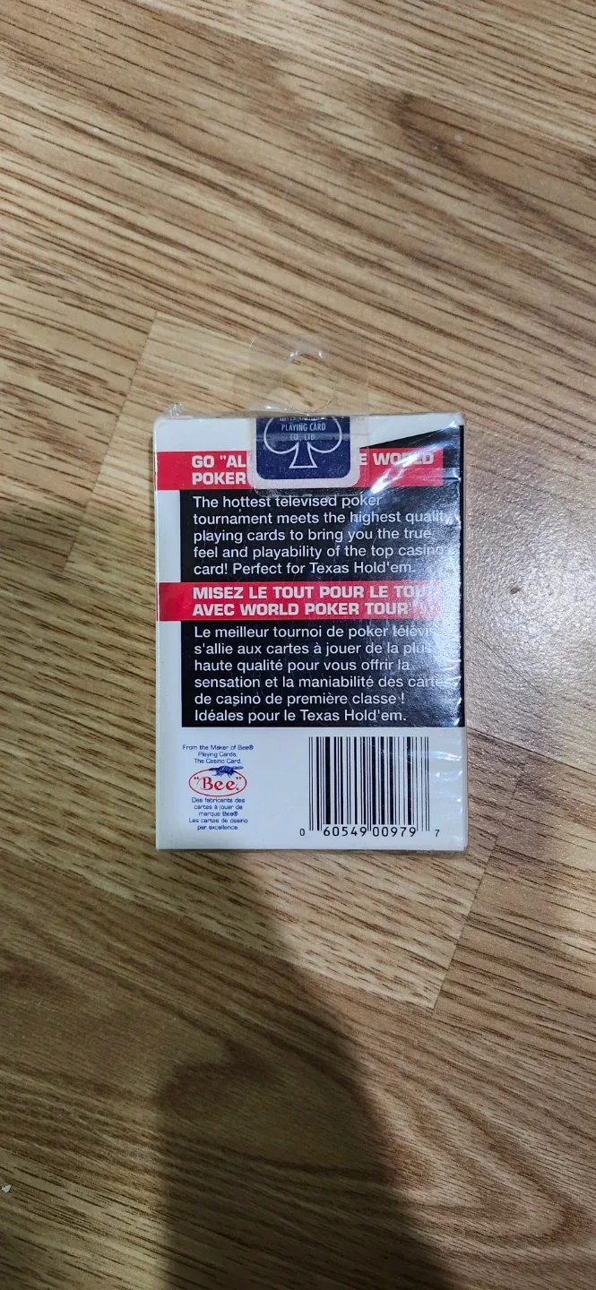 2 New WPT World Poker Tour Playing Cards - Sealed image indicator(4)