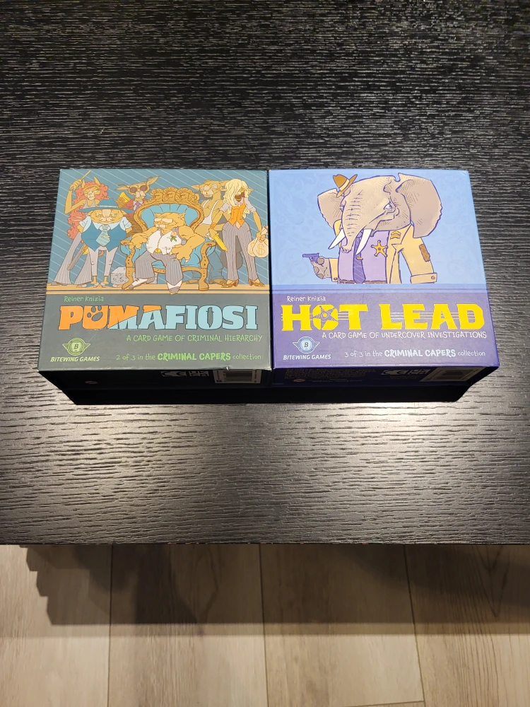 Pumafiosi & Hot Lead Board Games