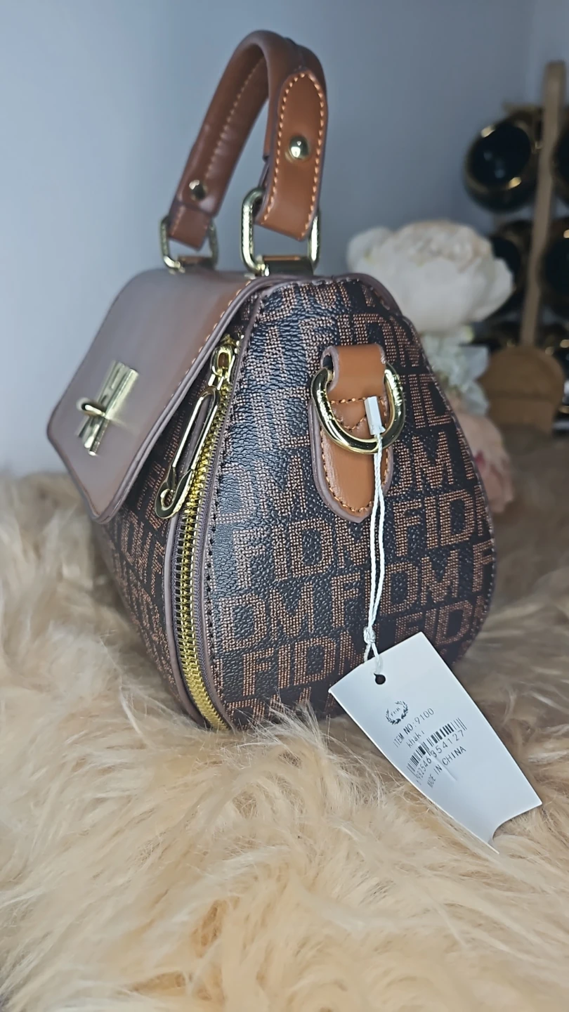 Brown & Tan Satchel Bag - photo 2