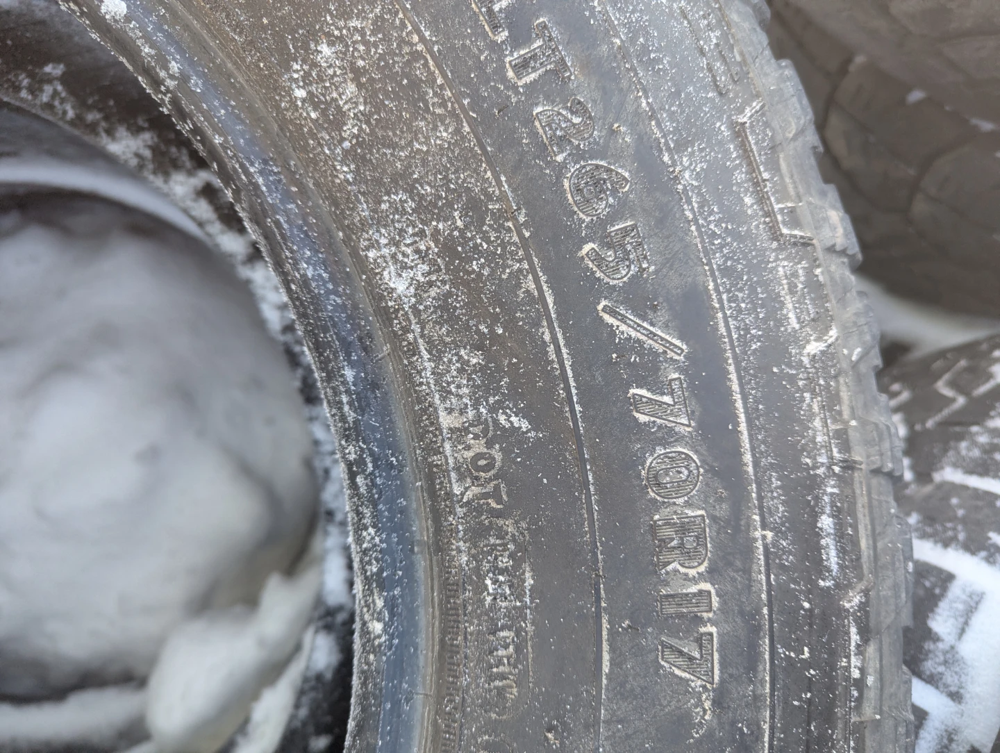 Tires - Size 265/70R17
