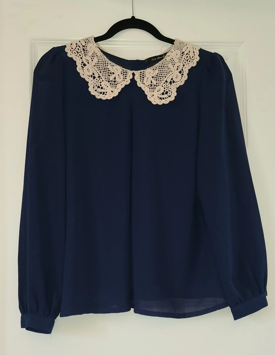 Ando Store Navy Blouse - Sz. M