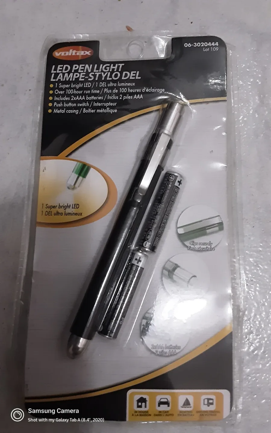 Voltax LED Pen Light - New in Package!