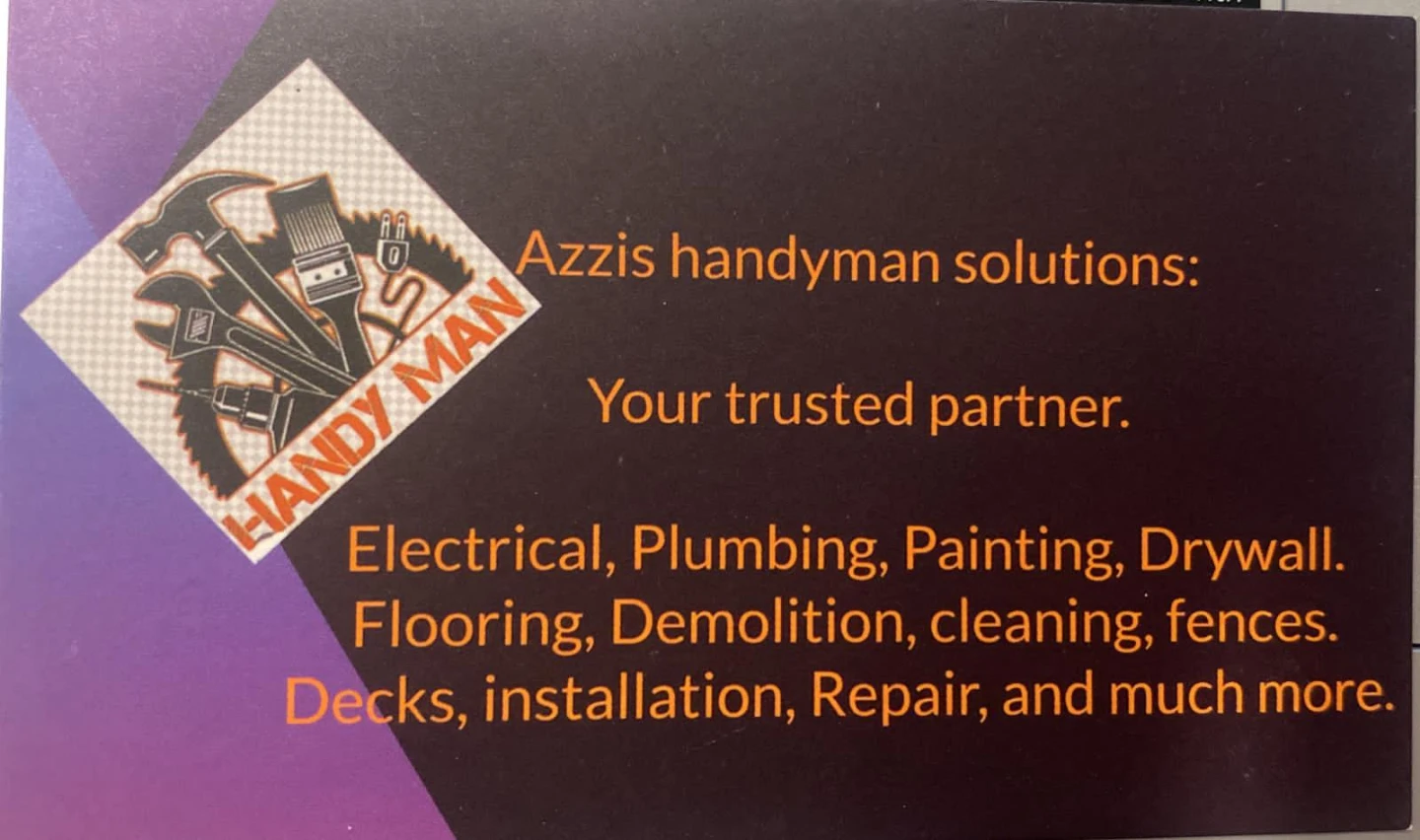 Handyman, electrician, and plumber.