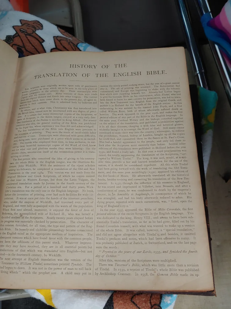 Antique 1881 Holy Bible image indicator(7)