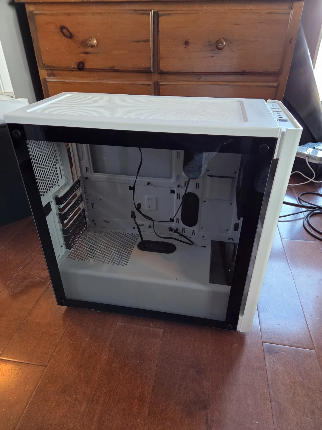White Corsair PC Case