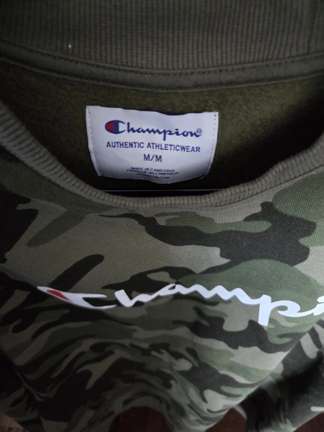 #gifting Champion Camo Crewneck Sweatshirt - Size M - photo 2