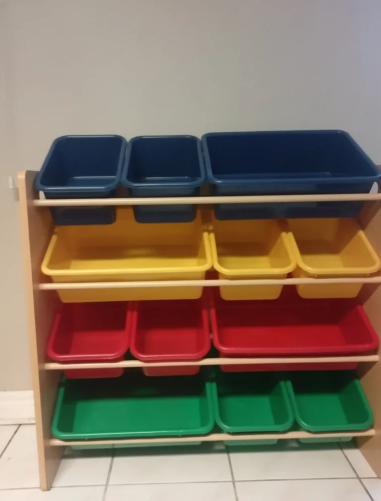 For Living Kids 12-Bin Toy Storage Organizer