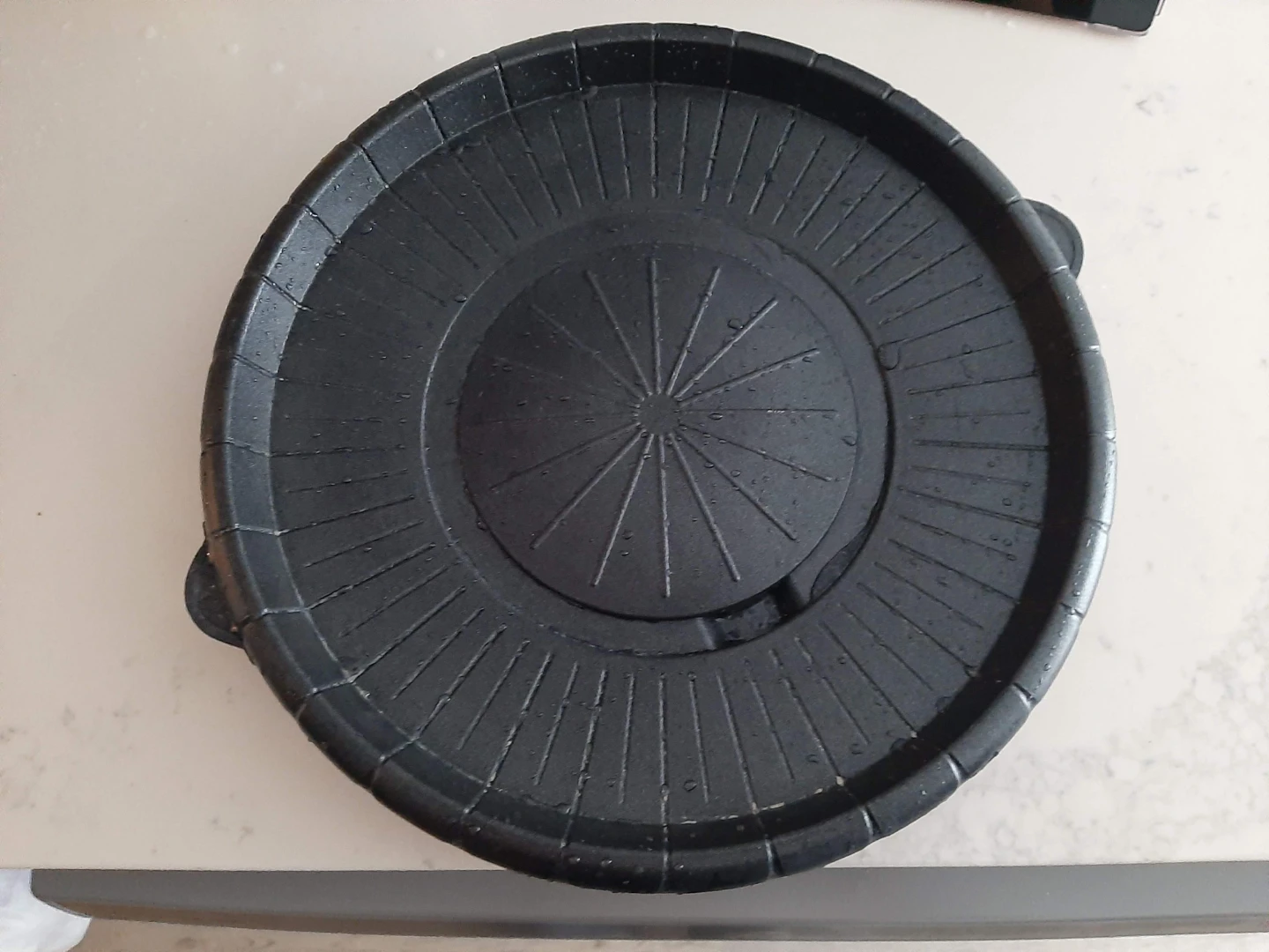 Black Round BBQ grill