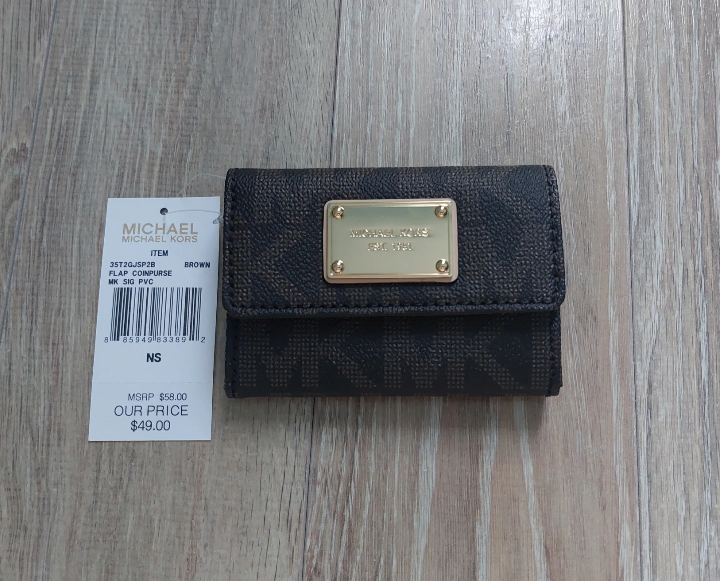 **BRAND NEW** Michael Kors Flap Coin Purse