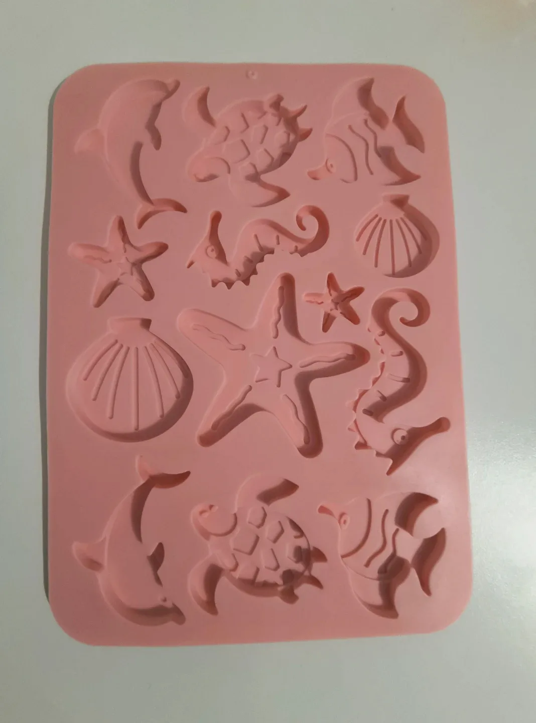 Pink Silicone Sea Creature Mold