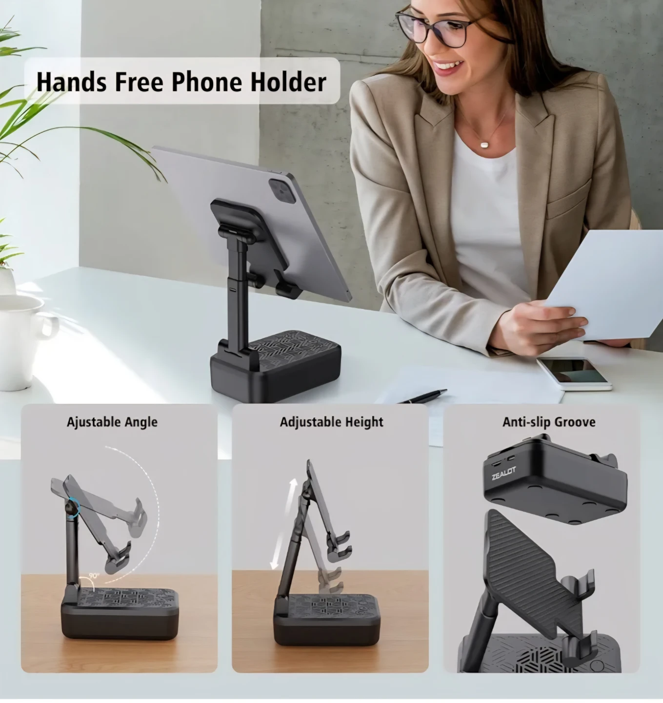 Zealot Z7 Portable Wireless Speaker & Phone Holder - photo 2