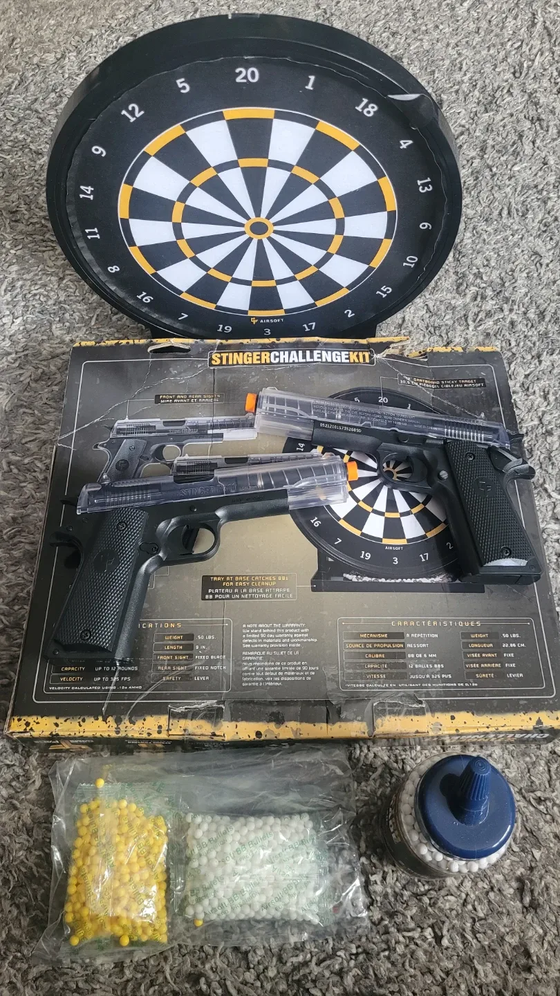 Stinger Challenge Kit Airsoft Gun Set