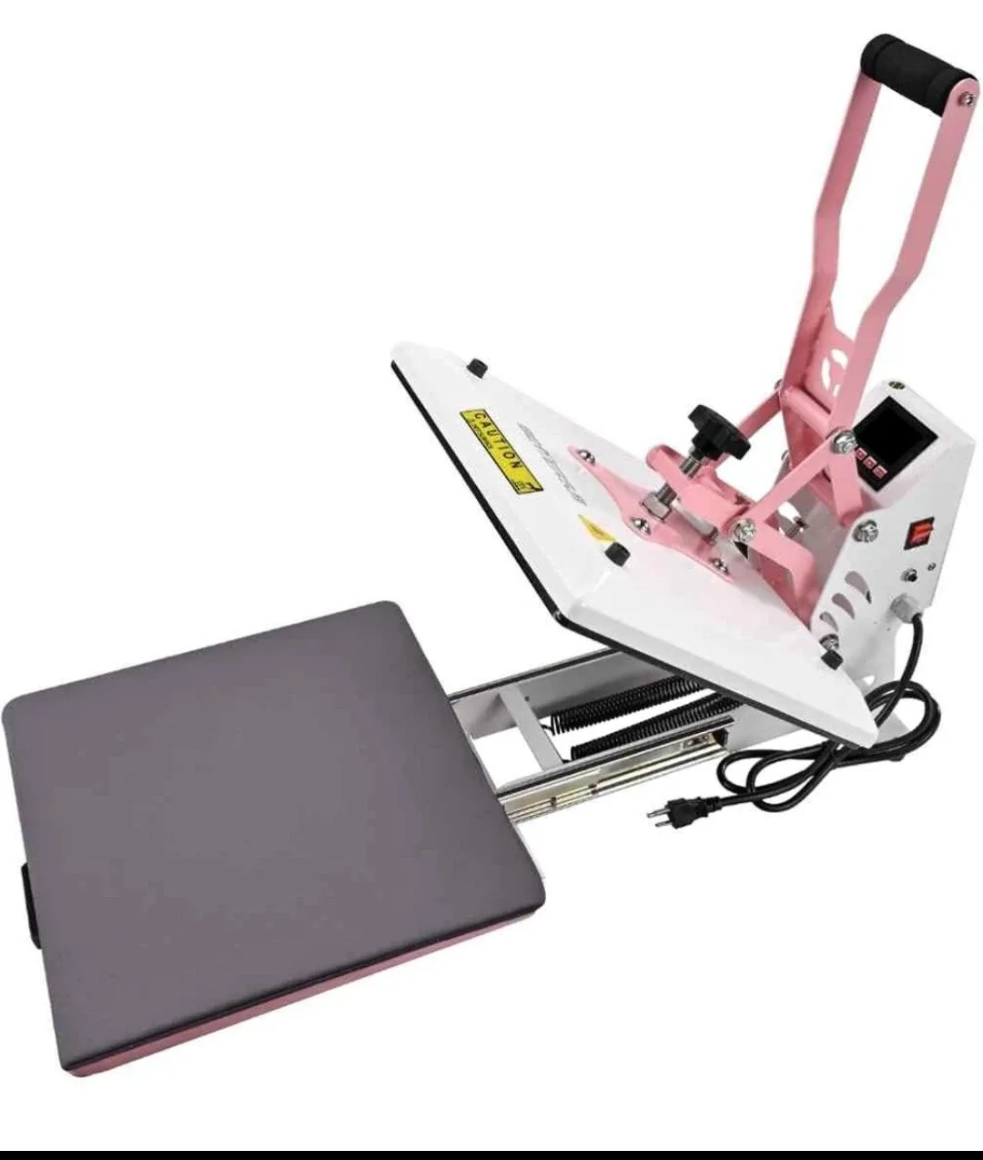 Bettersub 15"x15" Heat Press Machine - Pink & White
