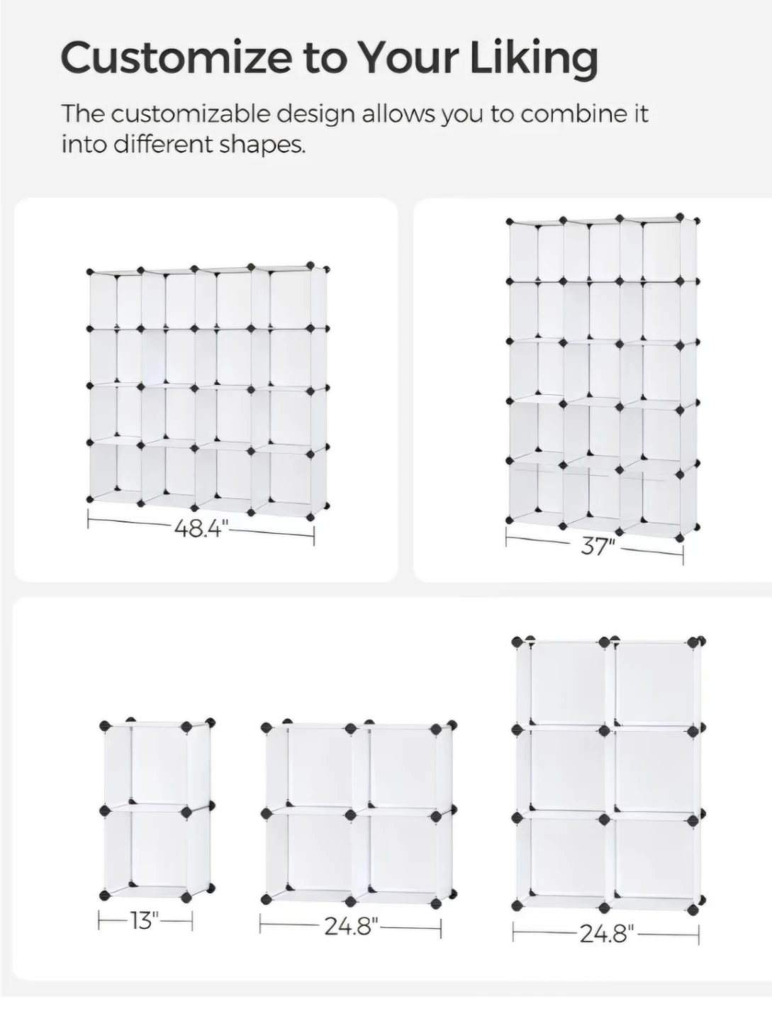 Modular Cube Storage Organizer - photo 5