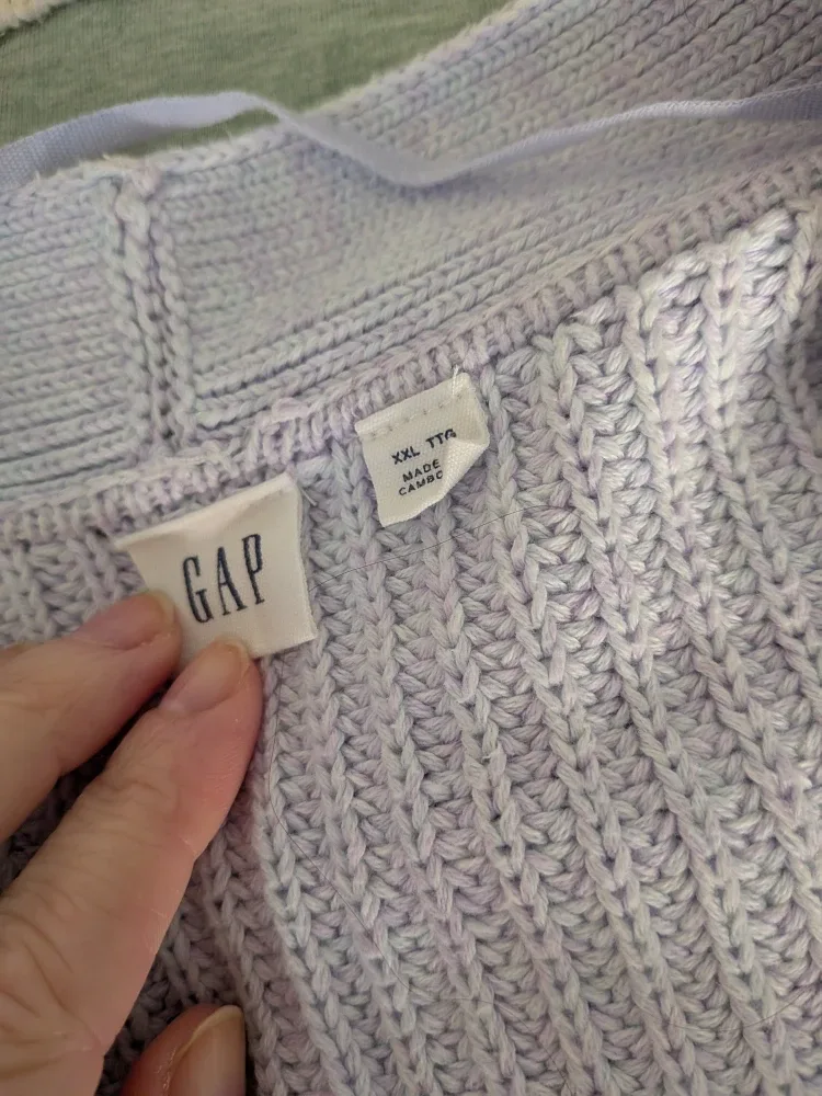GAP chunky knit cotton sweater cardigans image indicator(2)