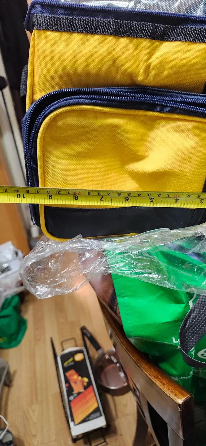 Yellow & Black Insulated Lunch Bag - New! image indicator(9)