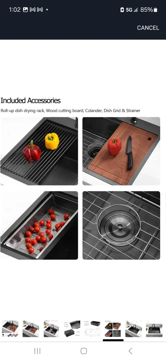 Workstation Sink with Accessories - New in Box! image indicator(6)