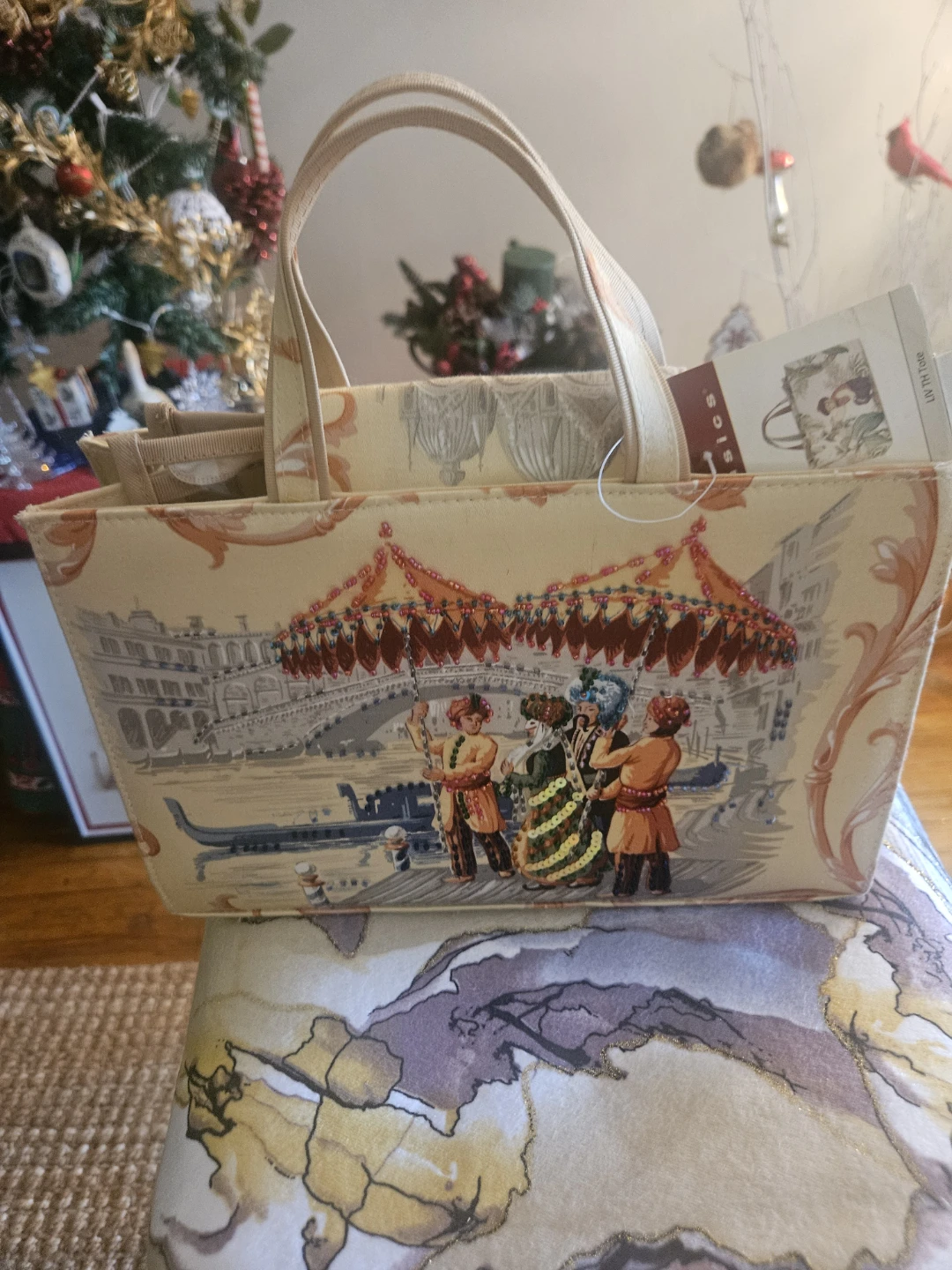 Baggallini Canvas Tote Opera Bag with Coin Purse - photo 5