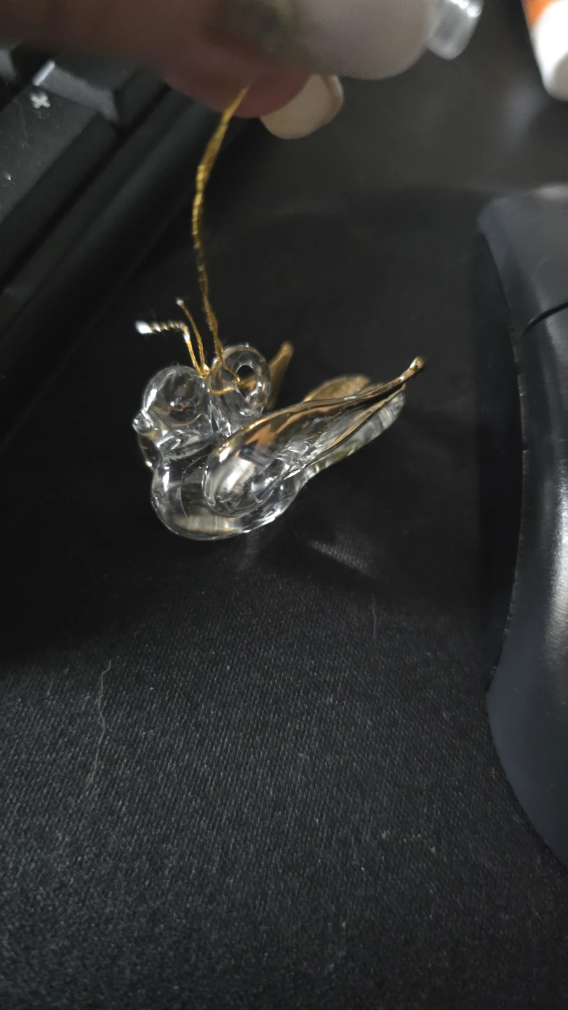 Glass Angel Ornament - photo 4