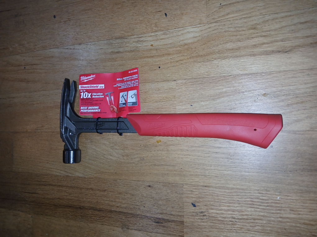 New Milwaukee 20oz Smooth Face Hammer - photo 3