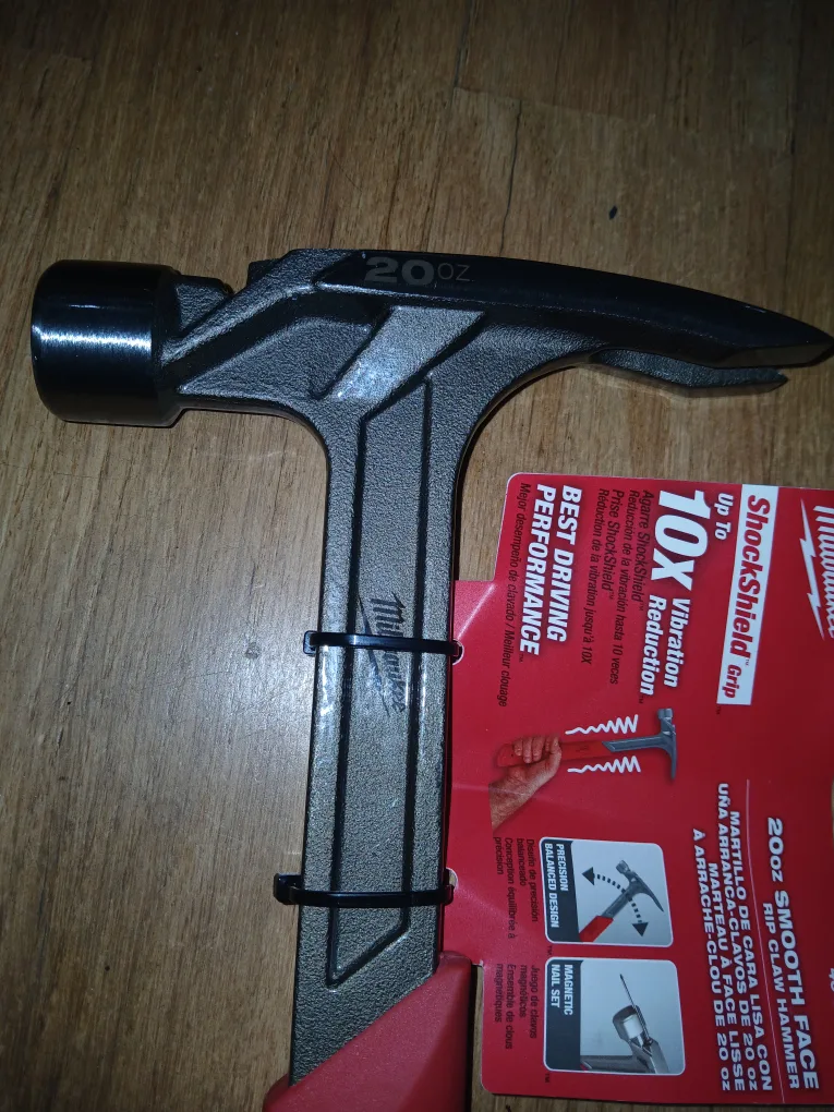 New Milwaukee 20oz Smooth Face Hammer image indicator(5)