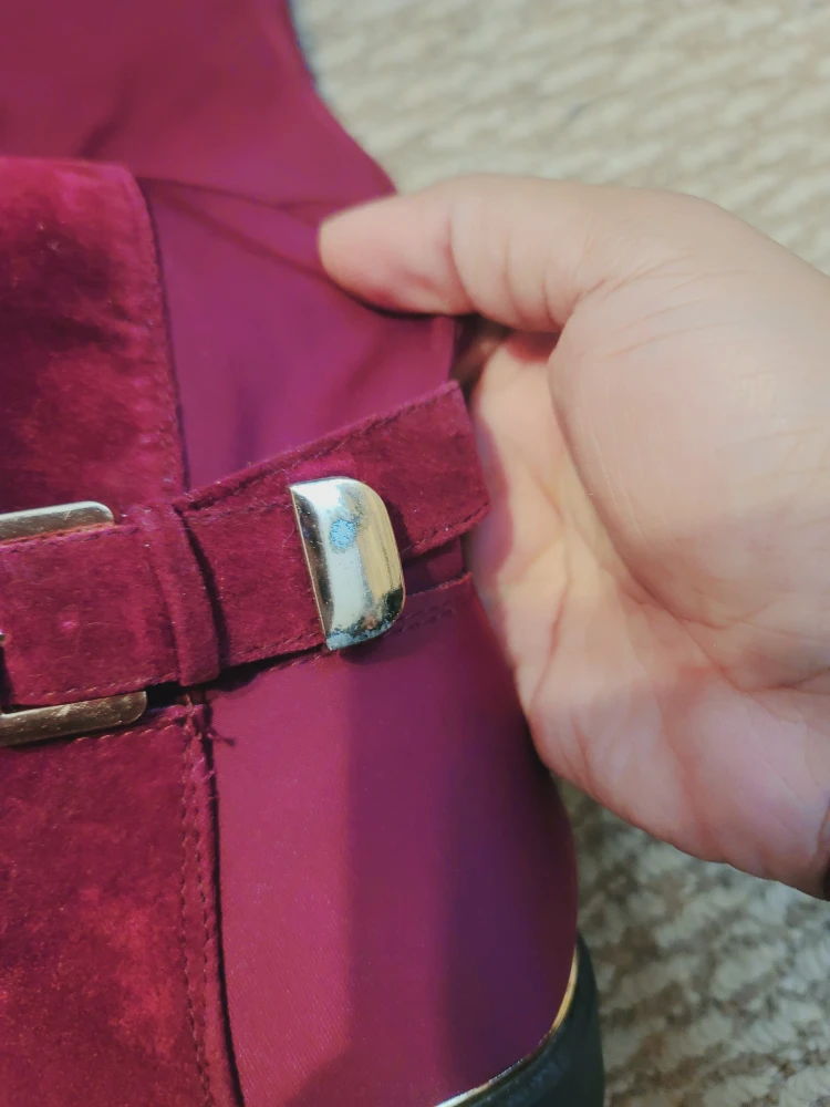 Burgundy Over-the-Knee Boots Size 11 - photo 2