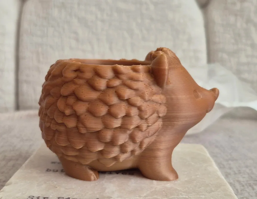 Cute Hedgehog Ready to Paint Planter image indicator(3)