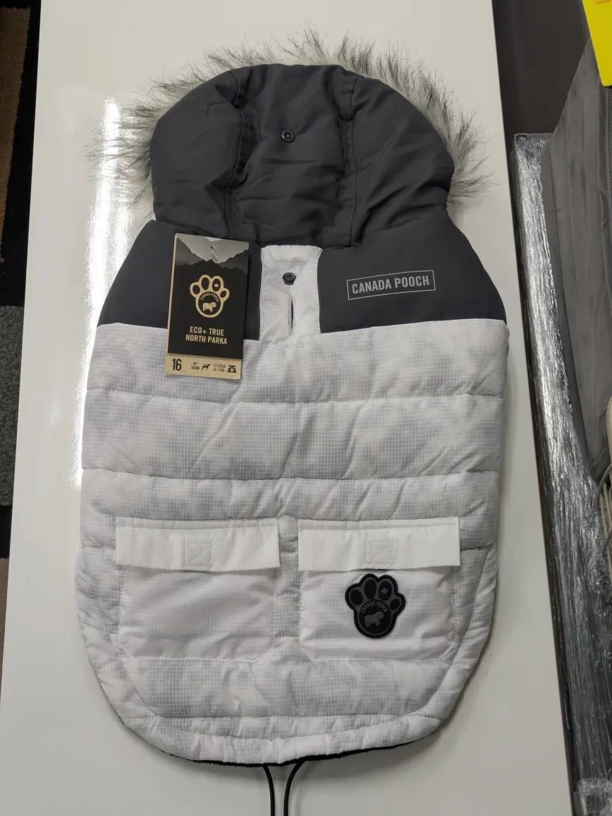 Canada Pooch Shiny Puffer Vest Size 14 image indicator(2)