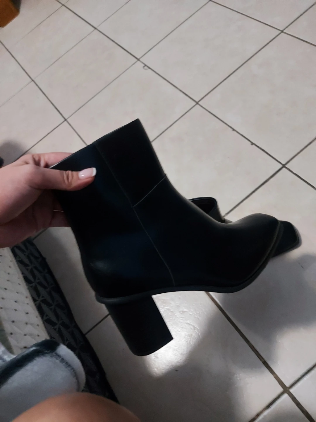 The Drop Ibita Black Ankle Boots, Size 9.5 - photo 2