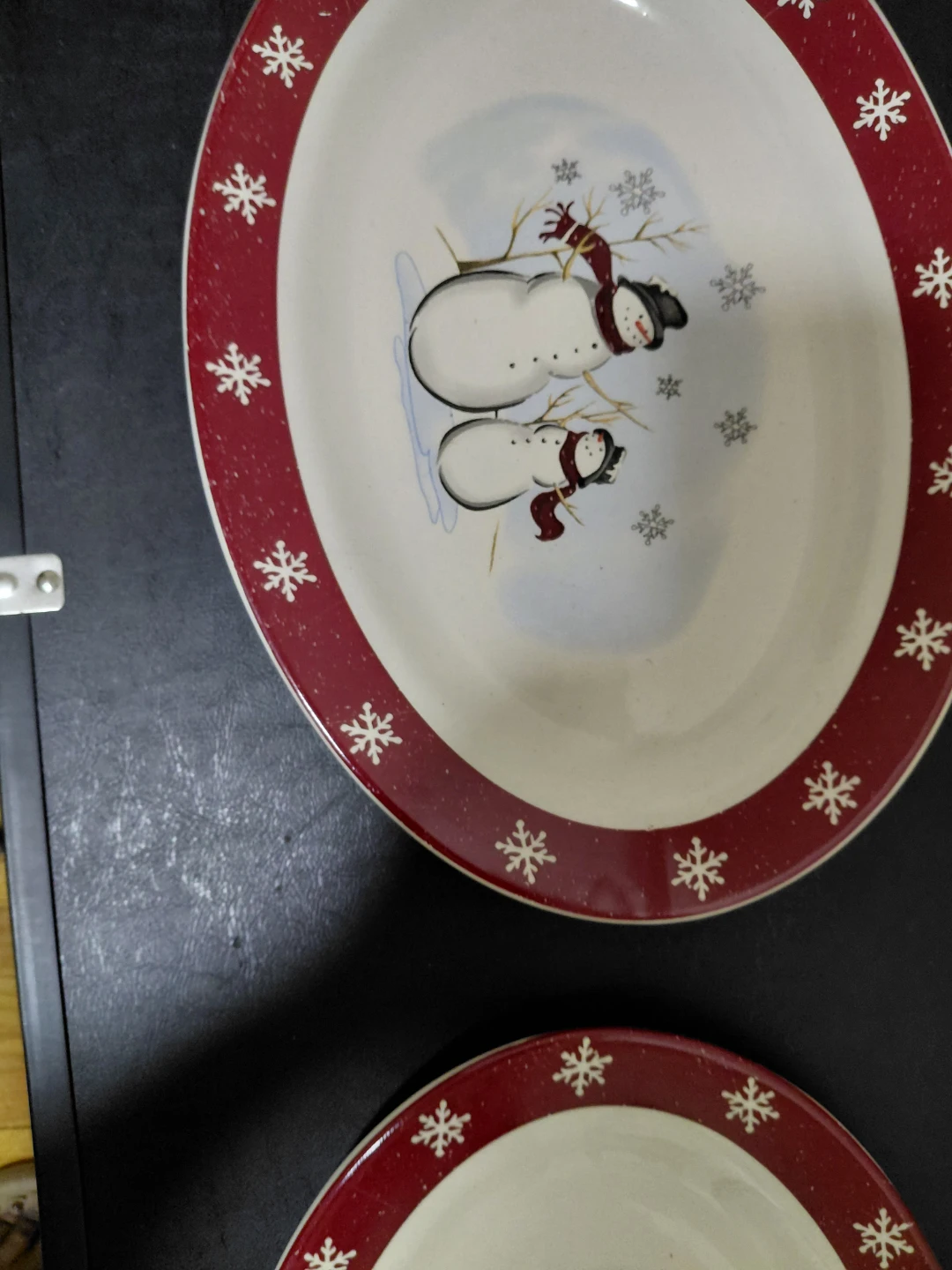 Royal Seasons Snowman Platter - photo 2