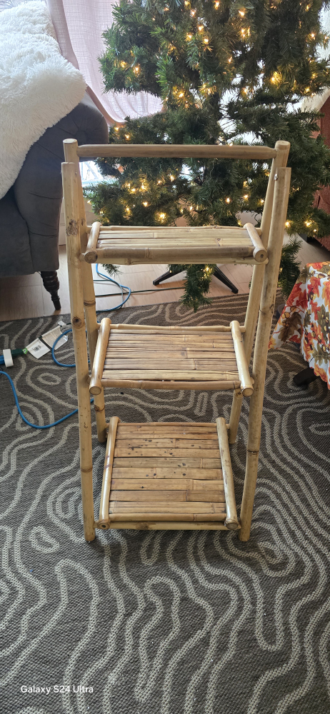 Bamboo Shelf with Storage - photo 5