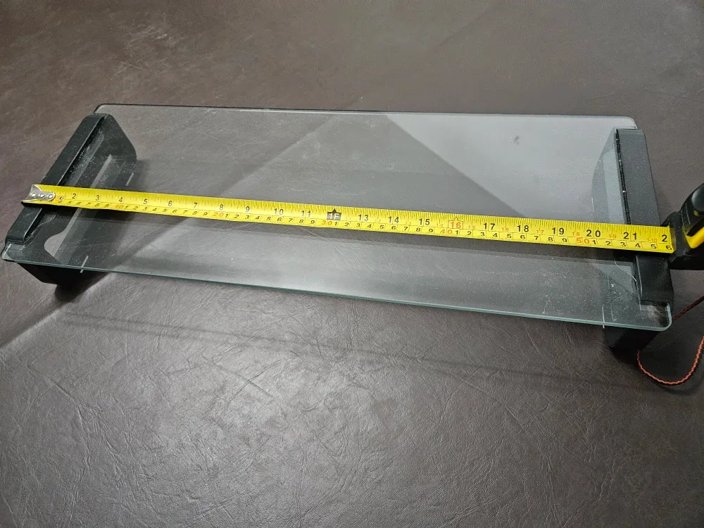 Glass Monitor Stand, Black Accents image indicator(3)
