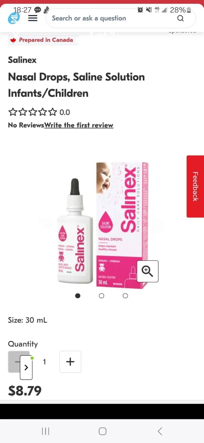 Pedia Fer Iron Supplement, Salinex Nasal Drops, Infants/Children - photo 3