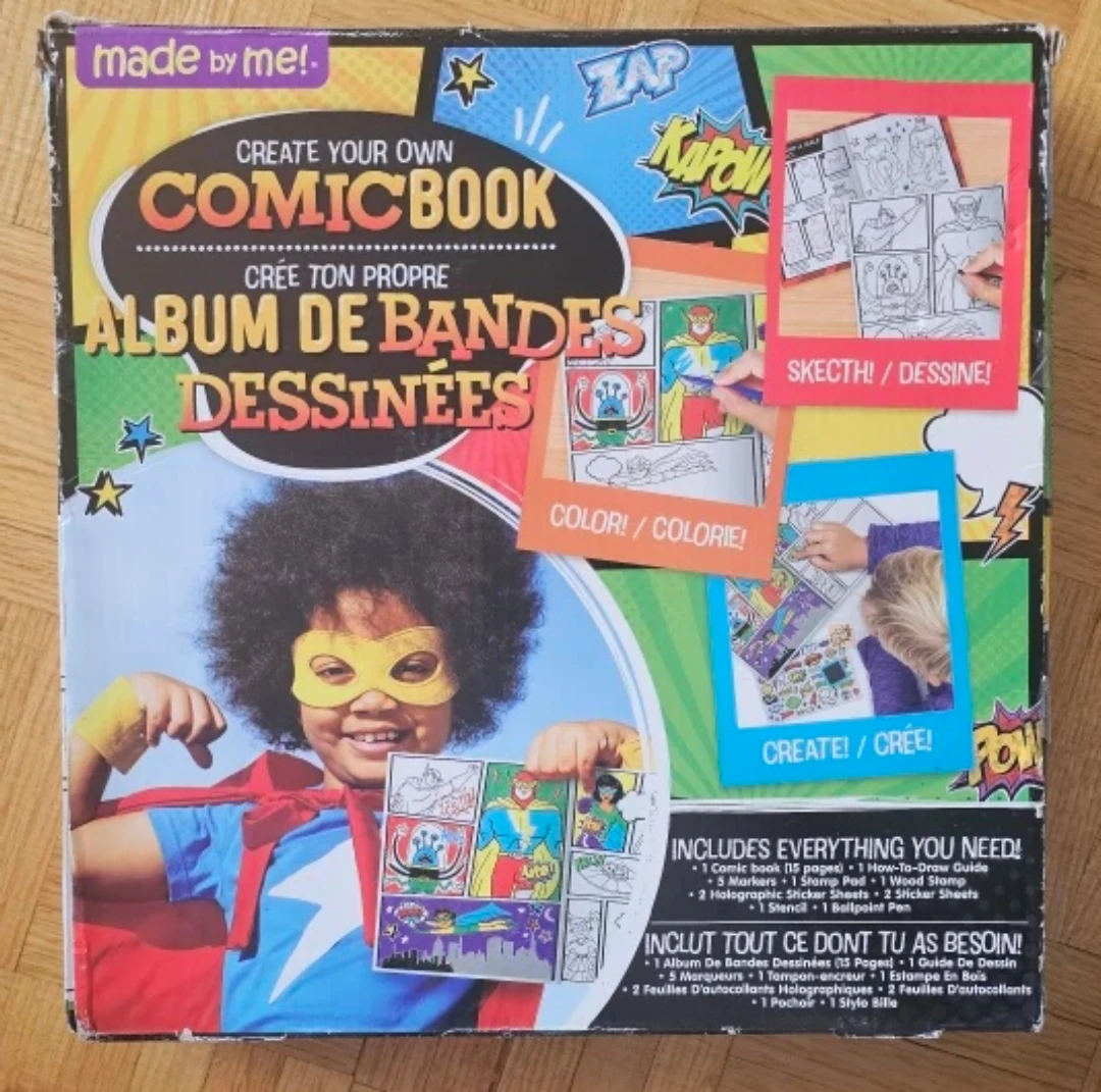Made By Me! Comic Book Kit - photo 2