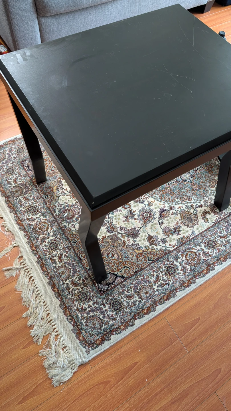 Black Square Coffee Table