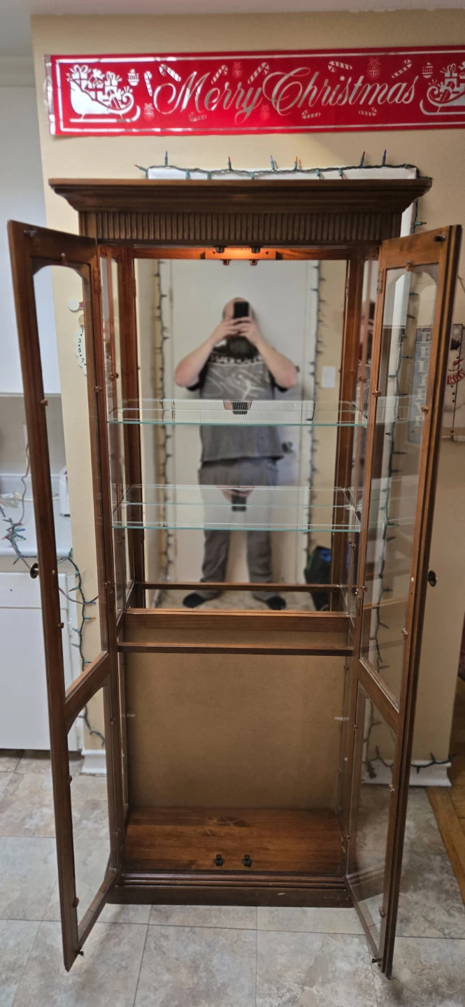 Vintage 1990's Curio Cabinet - photo 2