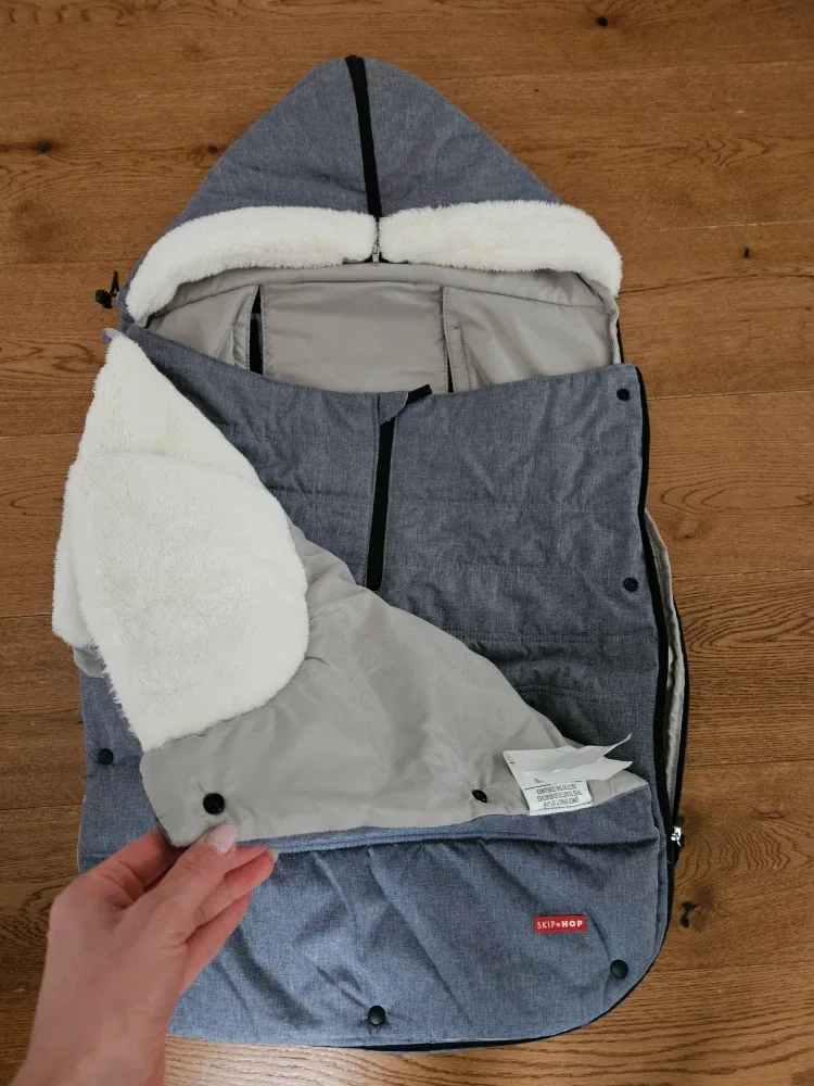 Skip Hop Stroller Footmuff - Cosy Grey image indicator(3)