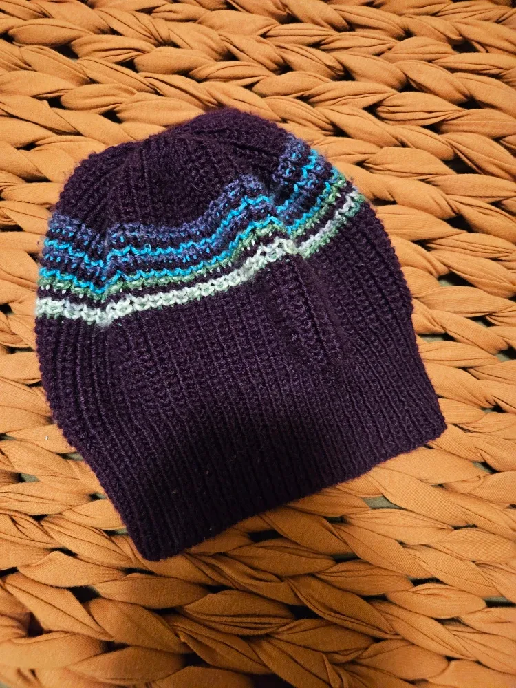 Slouch handmade knitted beanie hat #Cleanout