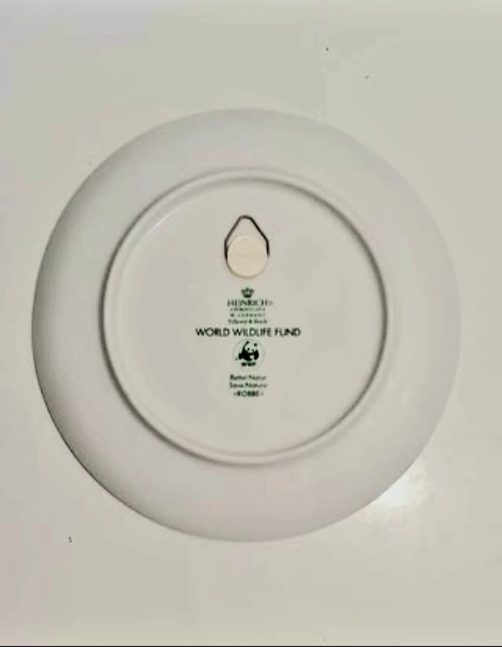 Unique 3D German Porcelain Seals Heinrich Plate - photo 2