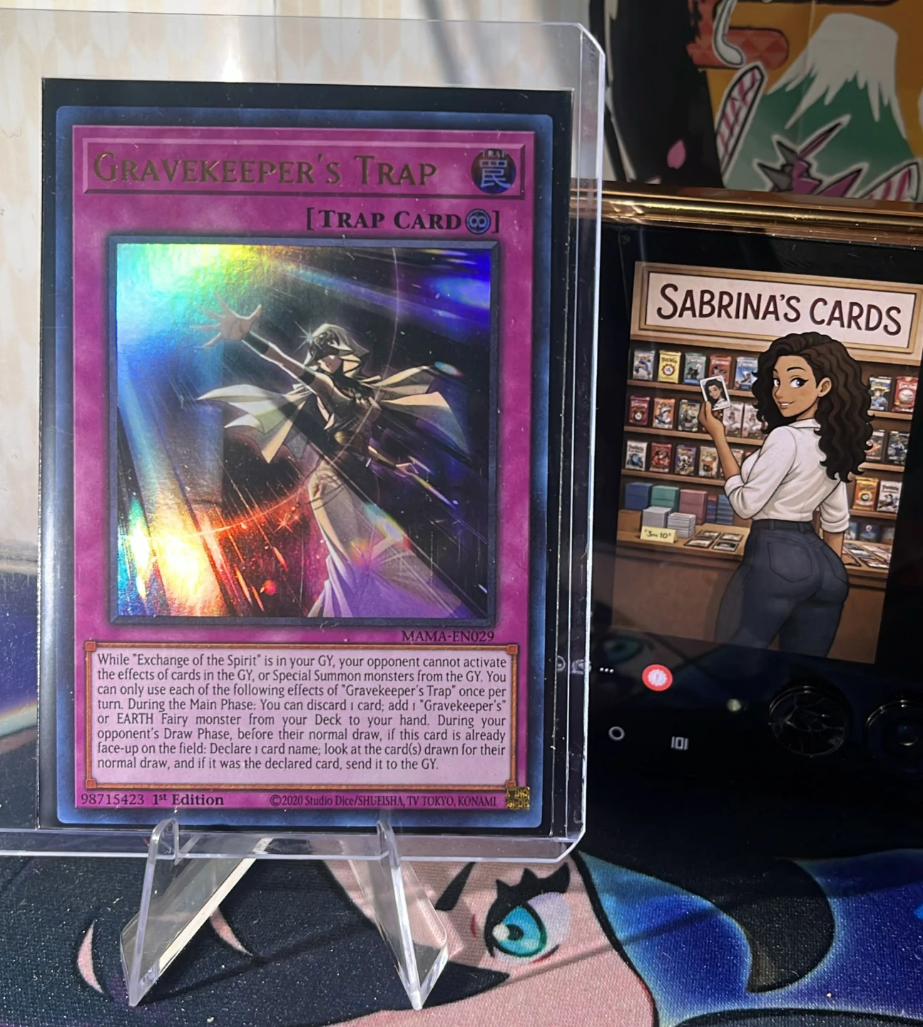 Gravekeeper's Trap Card - Yu-Gi-Oh!