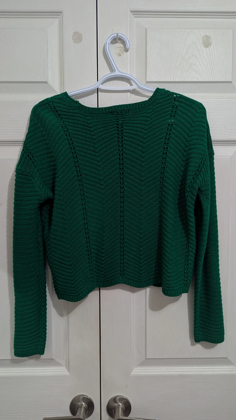 UKKOLA Green Knit Sweater - Size Medium - photo 2