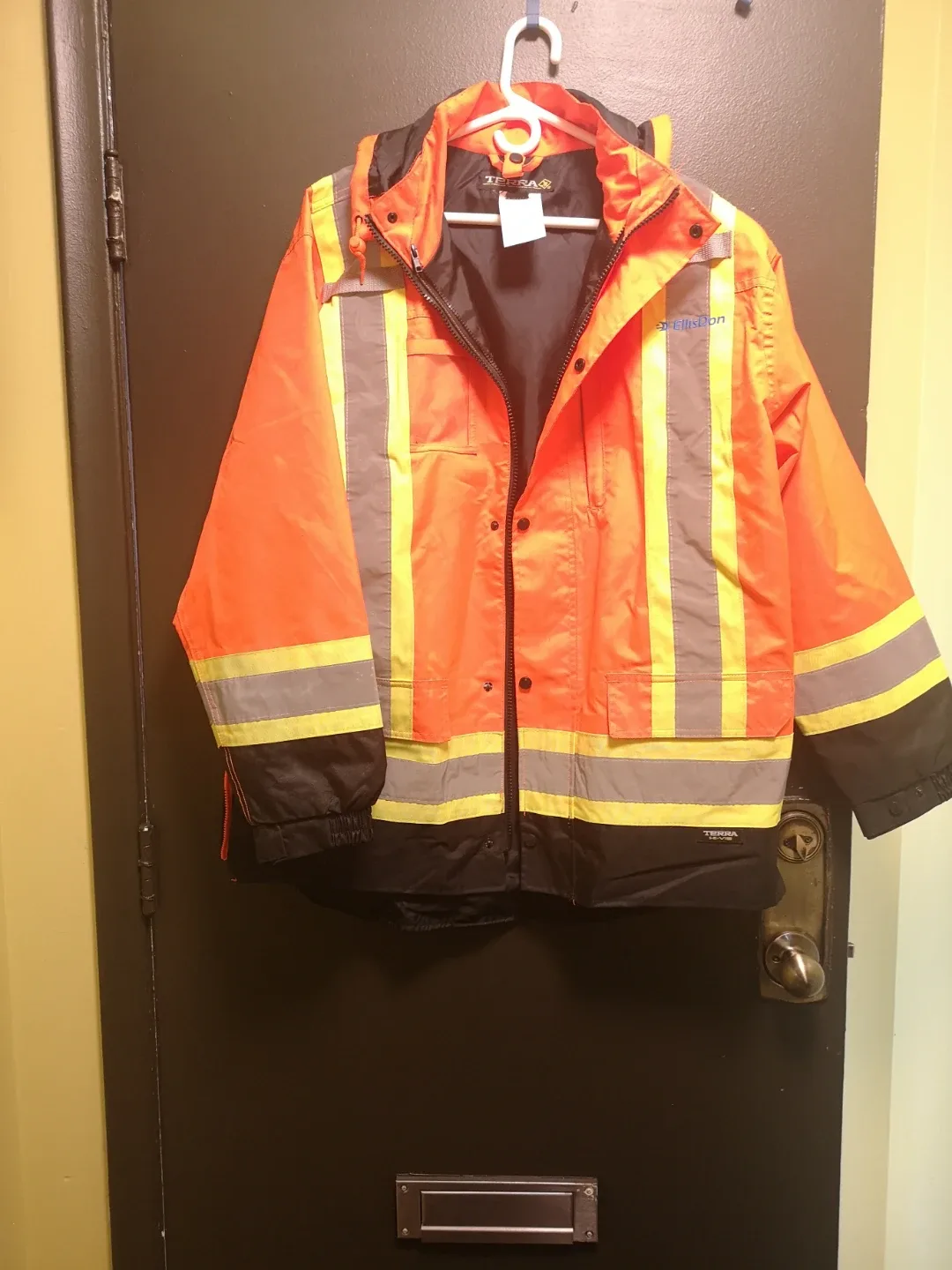 Terra High Visibility Orange Salopette - Size L/G