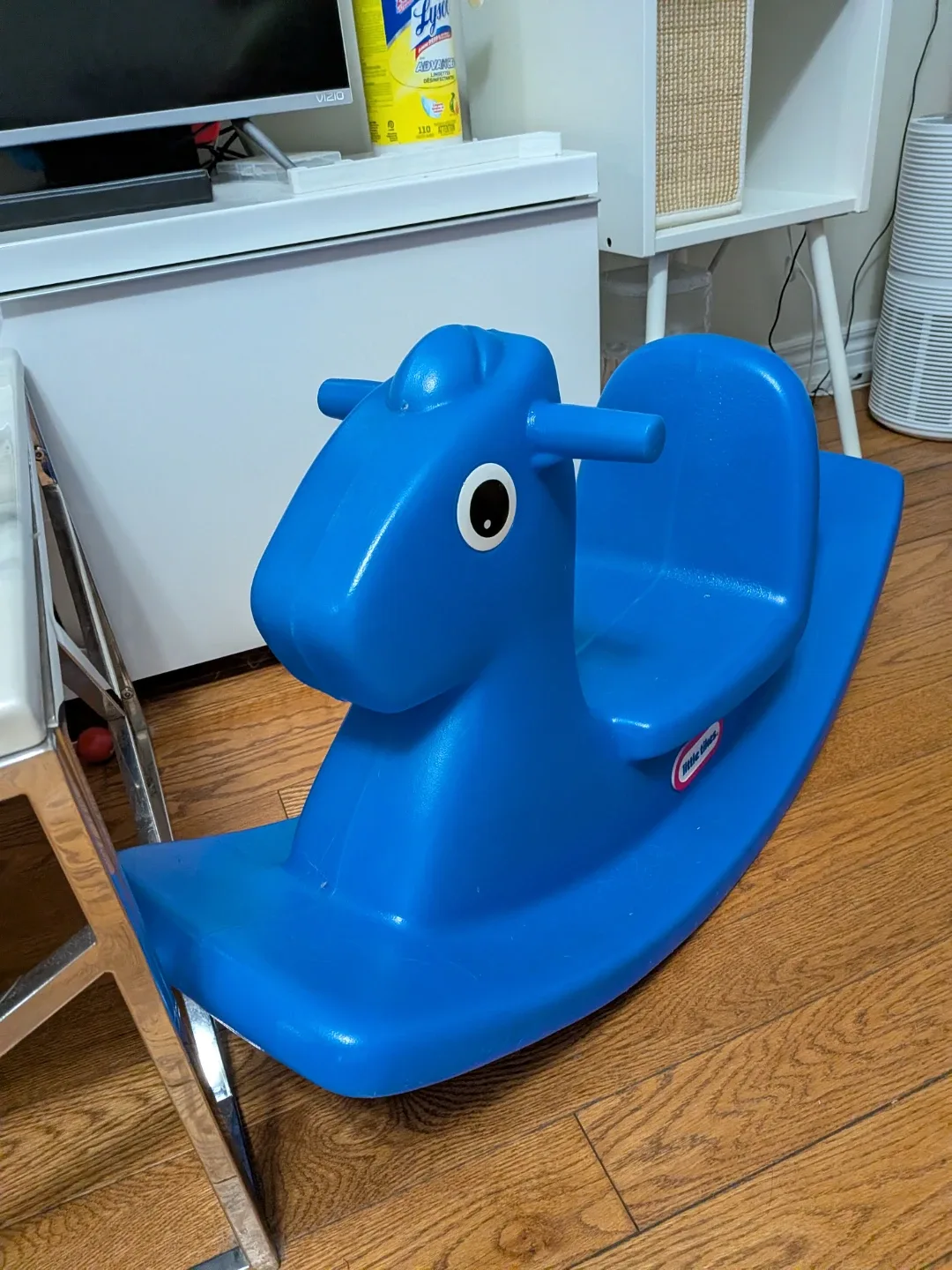 Blue Rocking Horse #Cleanout