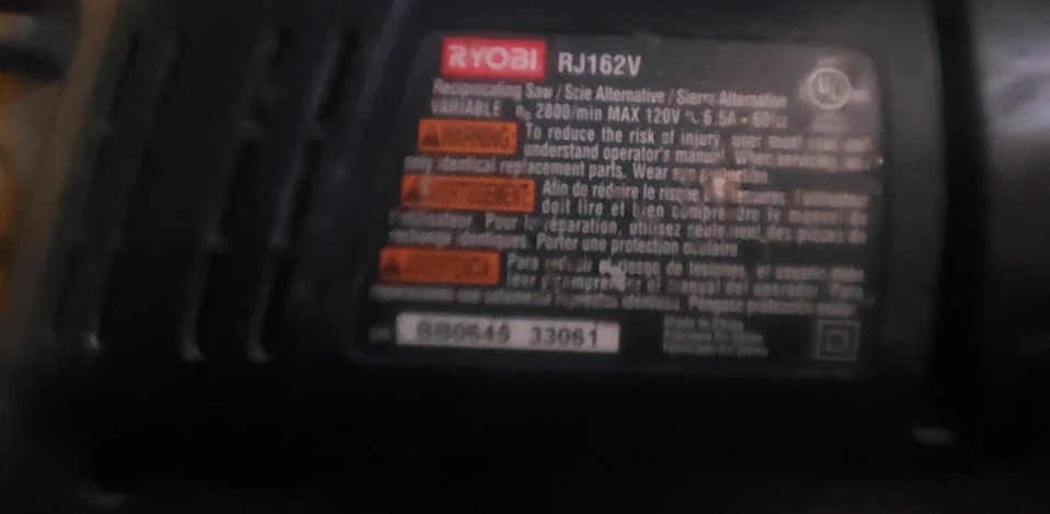 RYOBI Sawzall - photo 4