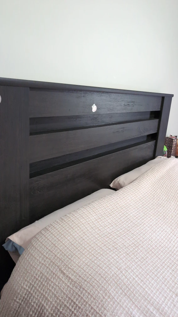 Queen Bedroom Set - Bed, Dresser, Nightstand - Dark Wood - photo 5