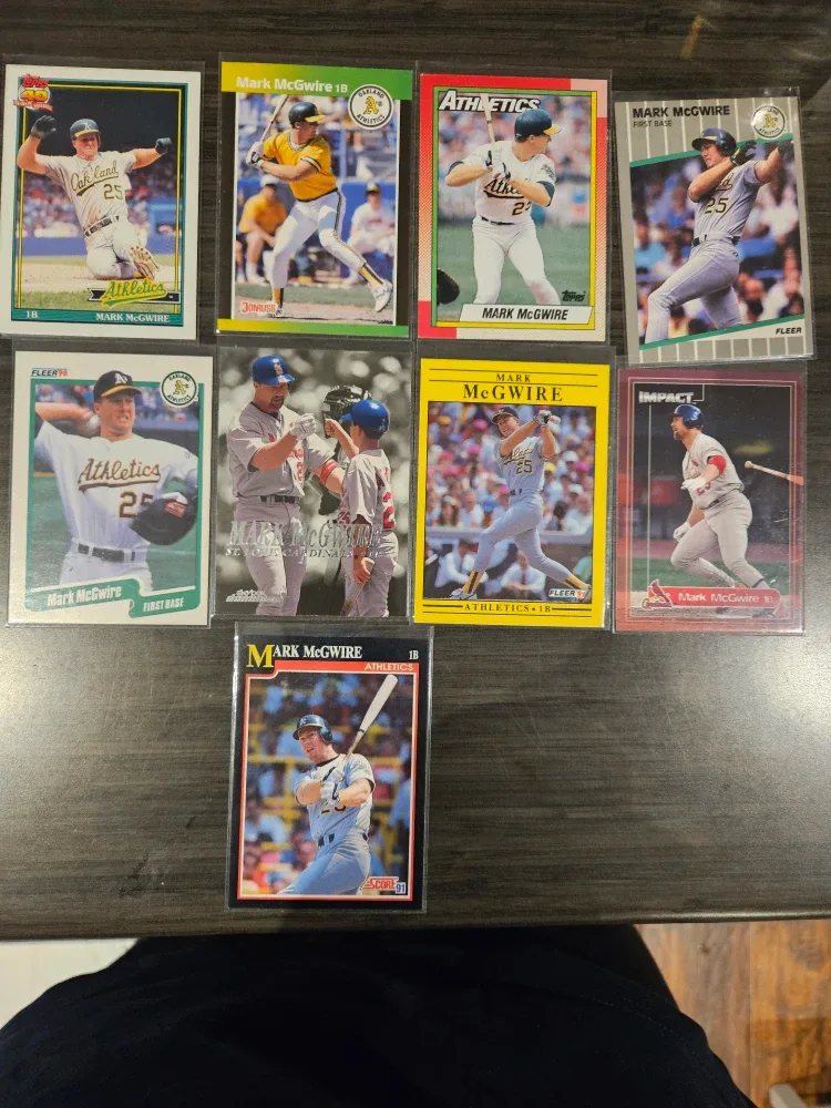 Mark McGwire Baseball Cards Collection