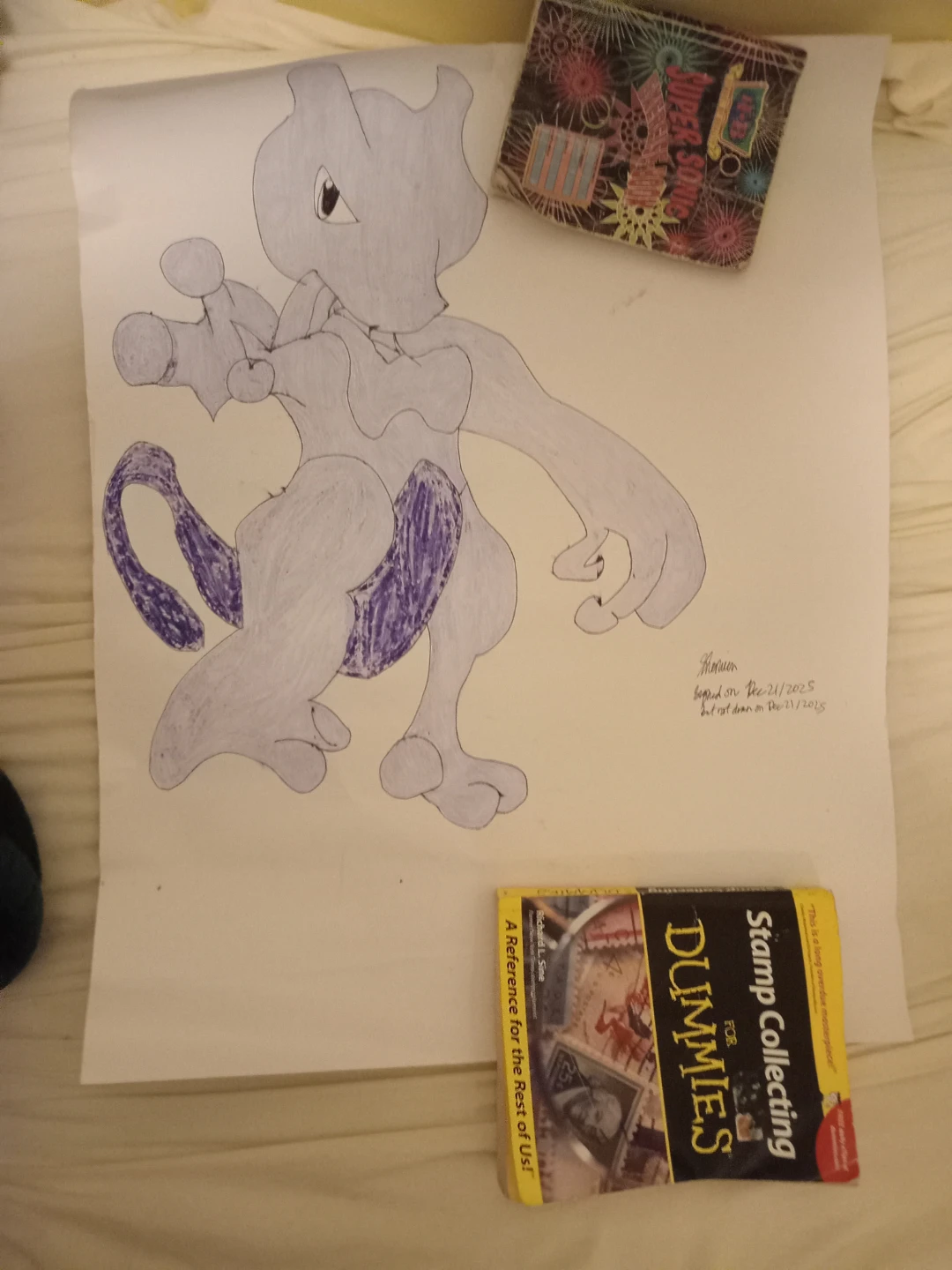 Bristol Board/Poster Board: Mew Two Drawing - photo 2